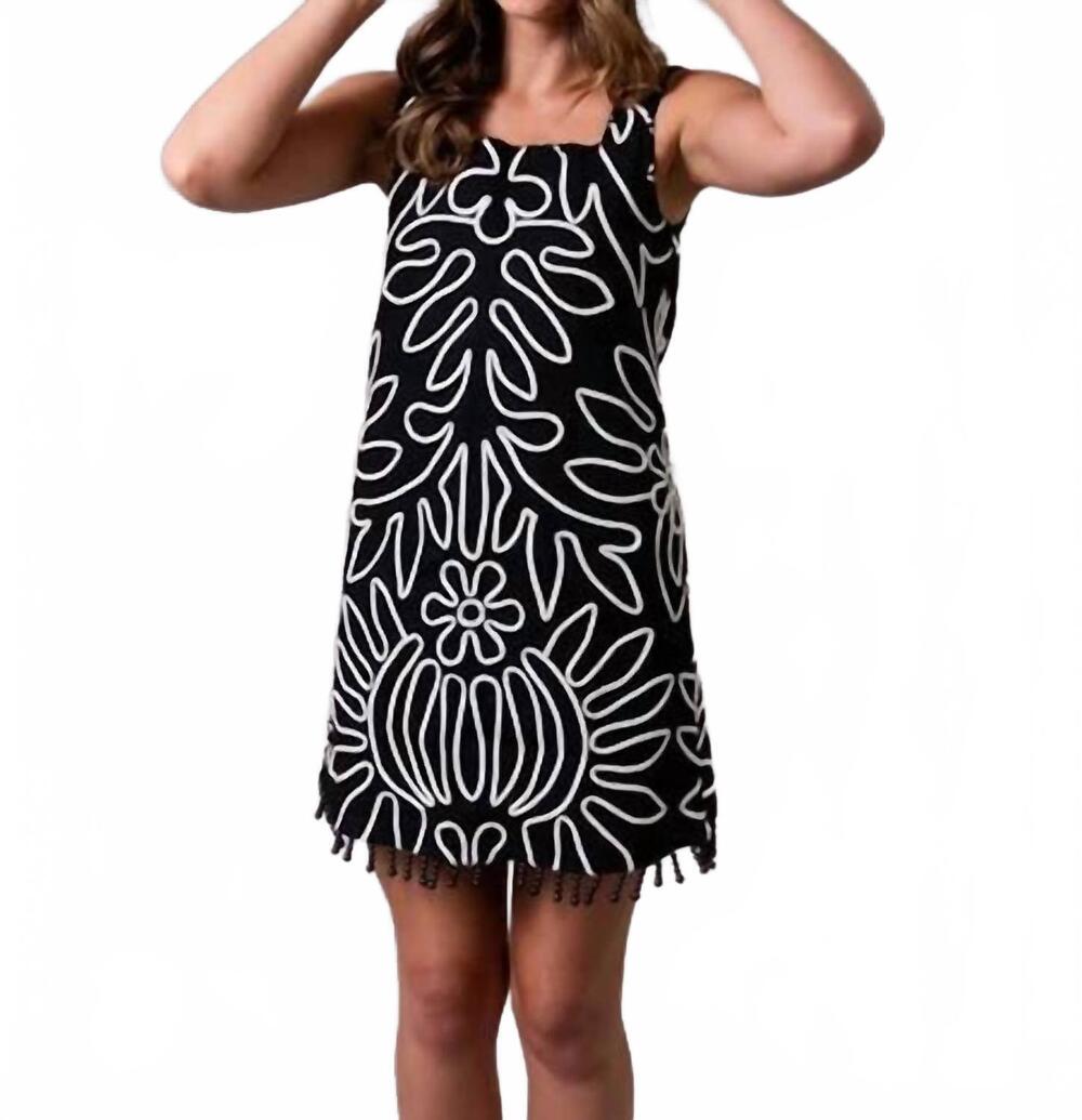 NEW WEST OF irina mini dress in black